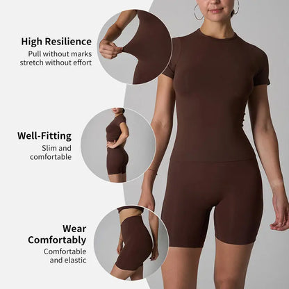 Women's High Waist Scrunch Butt Yoga Set