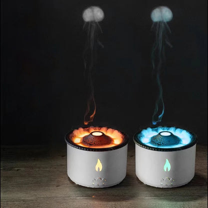 USB Volcano LED Aroma Humidifier Diffuser
