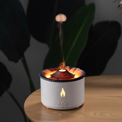 USB Volcano LED Aroma Humidifier Diffuser