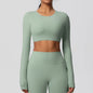 Women's Long Sleeve Padded Sports Yoga Top