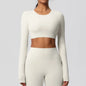 Women's Long Sleeve Padded Sports Yoga Top