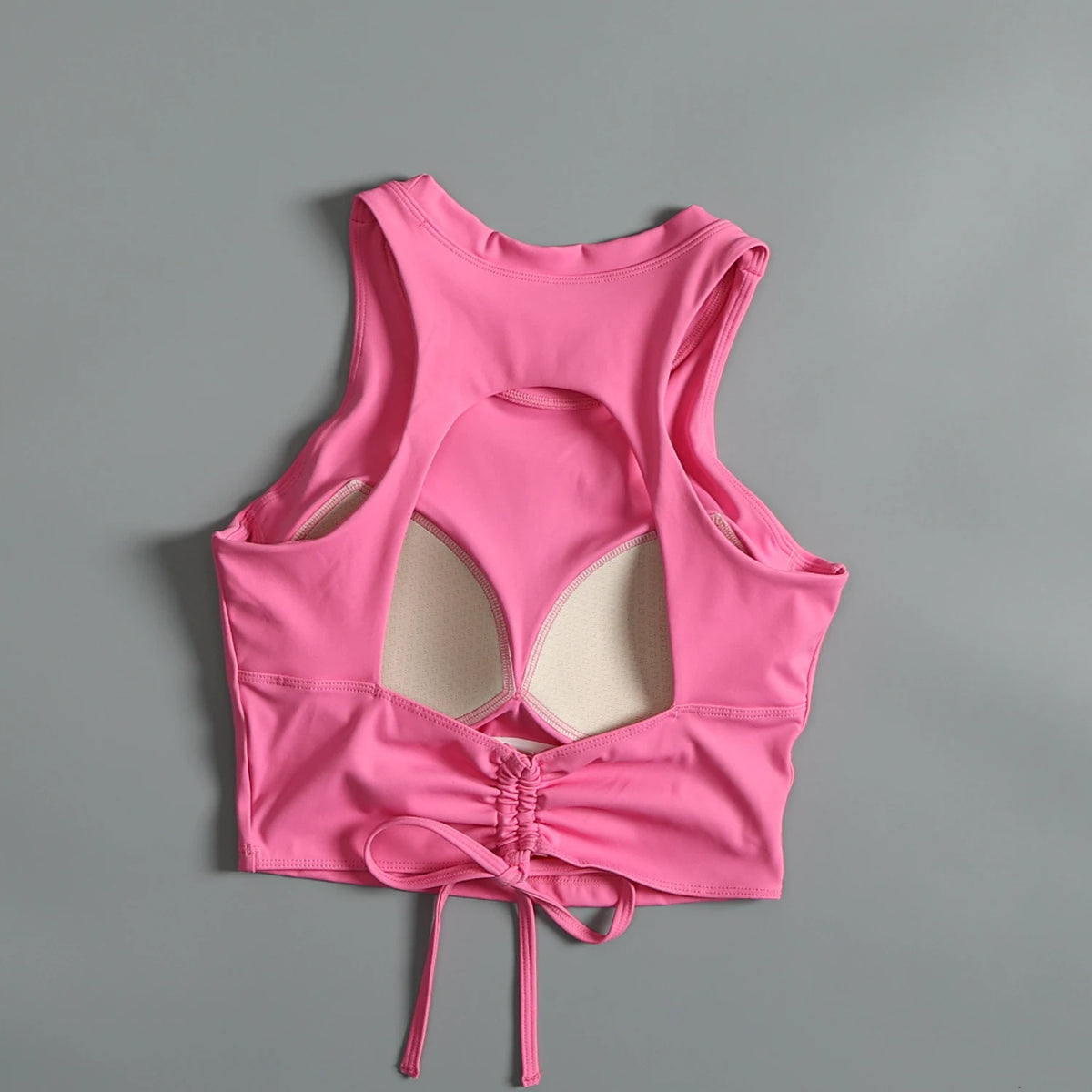 Yoga clothing underwear for women in summer hollow beauty back running shock-proof bra integrated sports fitness vest wear