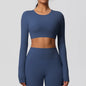 Women's Long Sleeve Padded Sports Yoga Top
